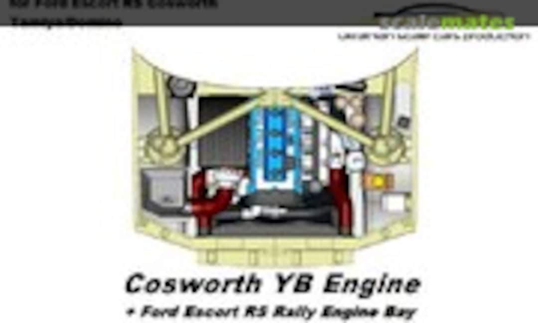 1:24 Cosworth YB Engine + Escort RS Engine Bay Super Detail Set (USCP 24T035) 24T035