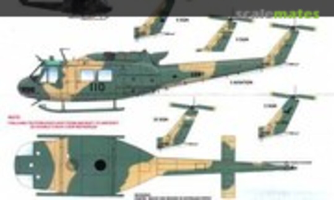 1:48 Bell UH-1D/H Iroquois (Hawkeye Models AAF-018) AAF-018