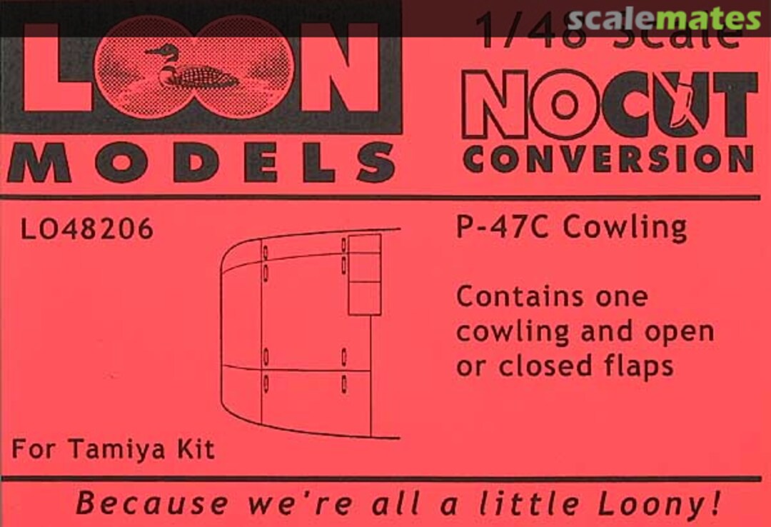 Boxart Republic P-47C Cowling, closed/open flaps LO48206 Loon Models Boxart Republic P-47C Cowling, closed/open flaps LO48206 Loon Models