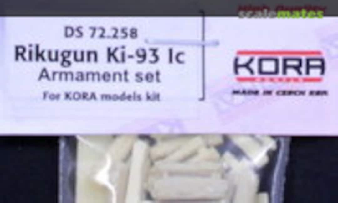 1:72 Rikugun Ki-93 Ic Armament set (Kora Models DS72258) DS72258