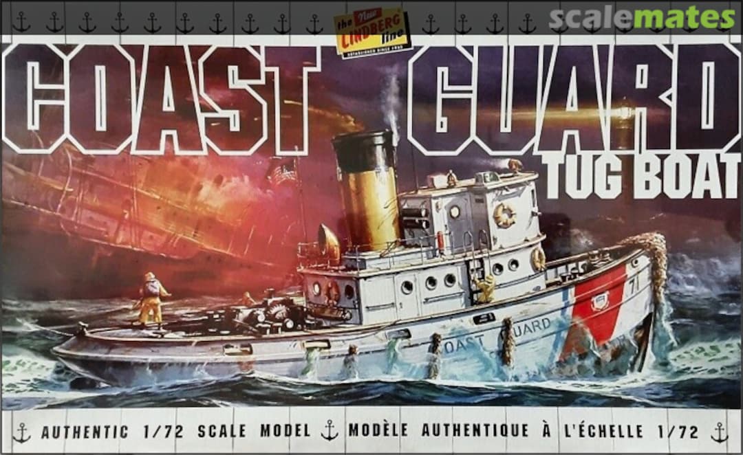 Boxart Coast Guard Tug Boat HL228/12 Lindberg Boxart Coast Guard Tug Boat HL228/12 Lindberg