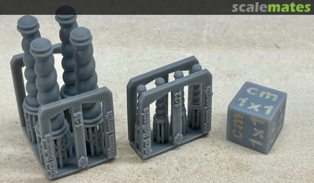 Boxart Spiral bollards 800mm - 4 pieces 35120217 EMP3d Boxart Spiral bollards 800mm - 4 pieces 35120217 EMP3d