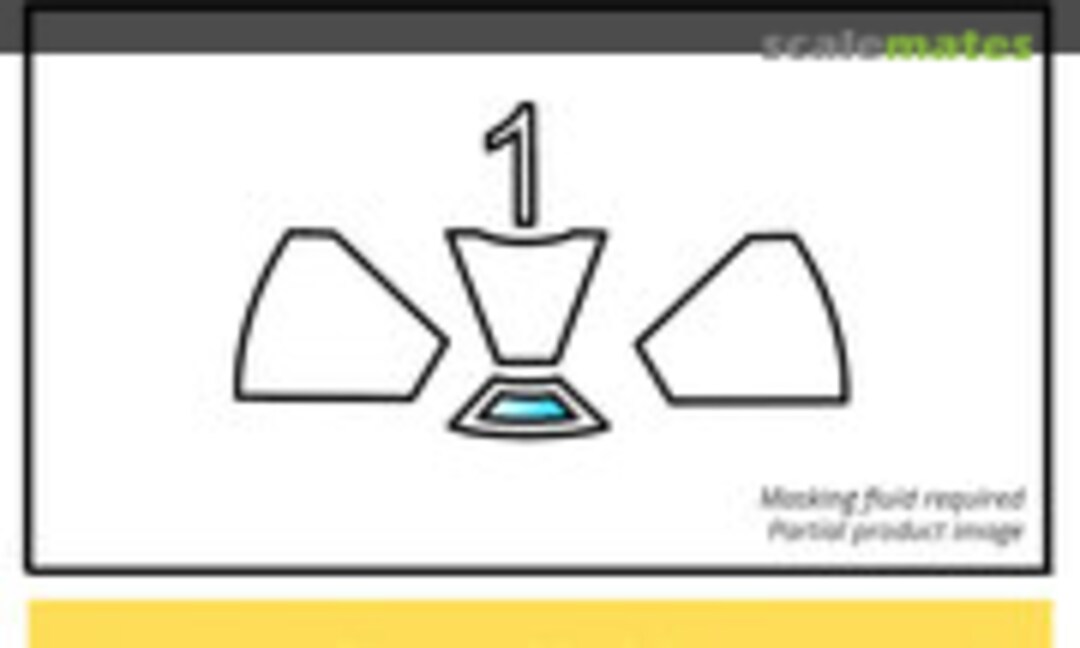 1:72 P-51 B/C Mustang Canopy Masks (Kit Masx 72-068V) 72-068V