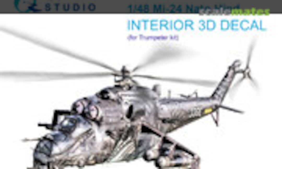 1:48 Mi-24 Nato Hind interior 3D decal (Quinta Studio QD48406) QD48406