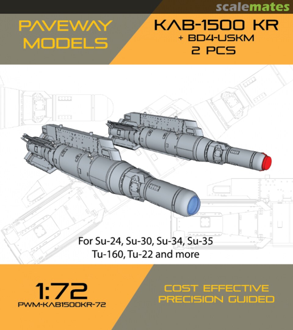 Boxart KAB-1500 KR + BD4-USKM PWM-KAB1500KR-72 Paveway Models