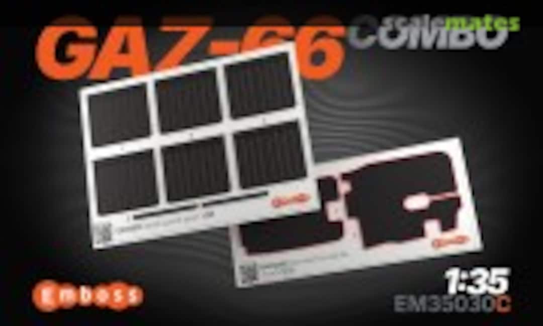 1:35 GAZ-66 Floor Mats I and Mud Flaps I Combo 3D decals (Embase EM35030C) EM35030C