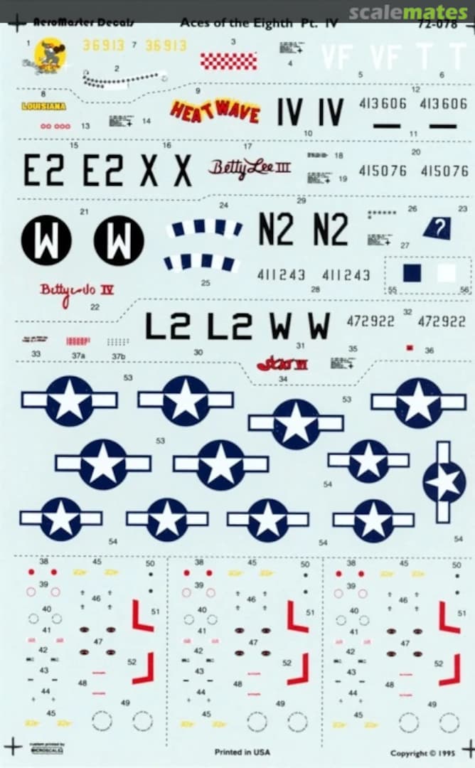 Boxart Aces of the Eighth Pt. IV 72-078C AeroMaster Boxart Aces of the Eighth Pt. IV 72-078C AeroMaster