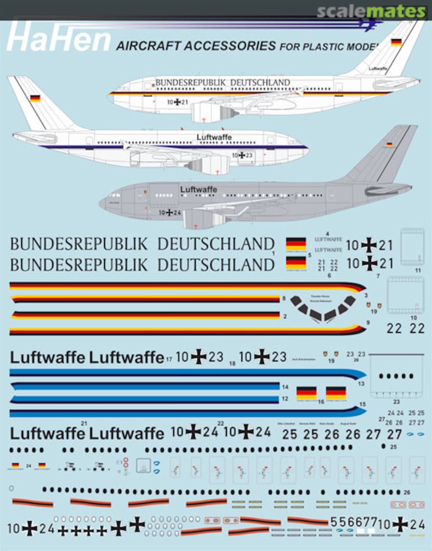Boxart Airbus A-310-304 Luftwaffe 144025 HaHen Boxart Airbus A-310-304 Luftwaffe 144025 HaHen