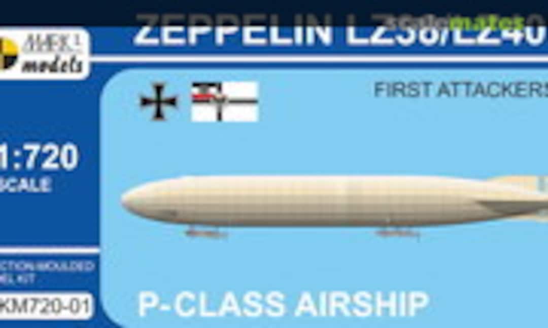 1:720 Zeppelin LZ38/LZ40 First Attackers (Mark I Models MKM720-01) MKM720-01