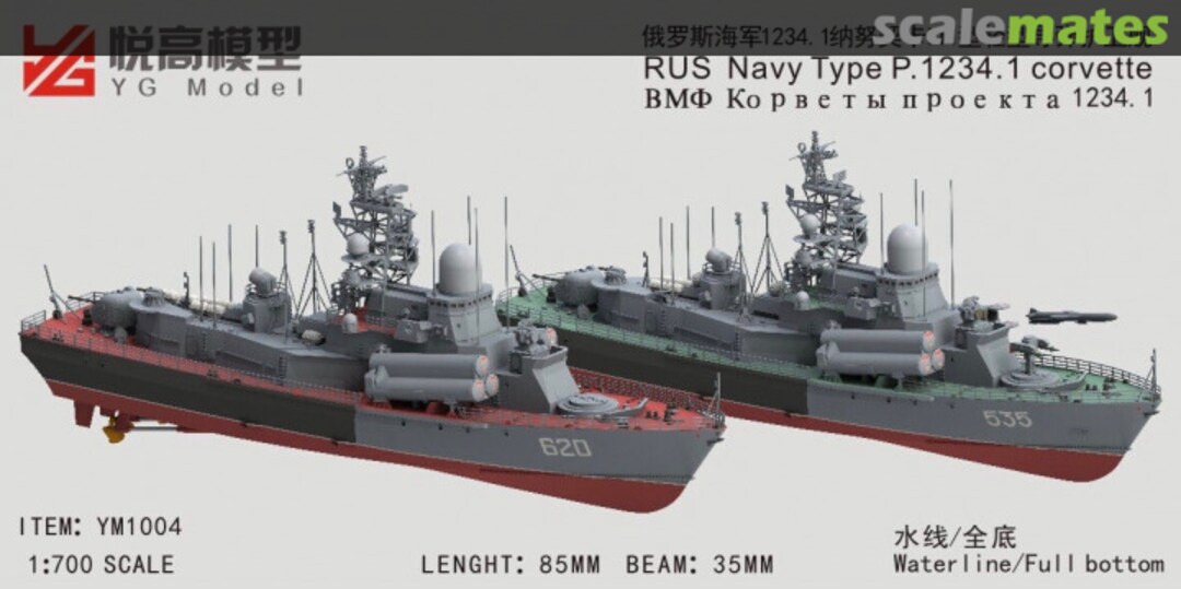 Boxart Type P.1234.1 corvette YM1004 YG Model