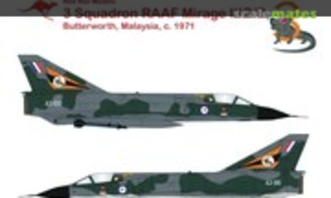 1:72 3 Squadron RAAF Mirage IIIO/D (Red Roo Models RRD7244) RRD7244