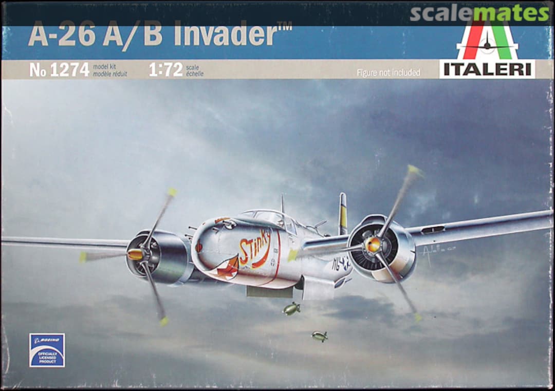 Boxart A-26 A/B Invader 1274 Italeri Boxart A-26 A/B Invader 1274 Italeri