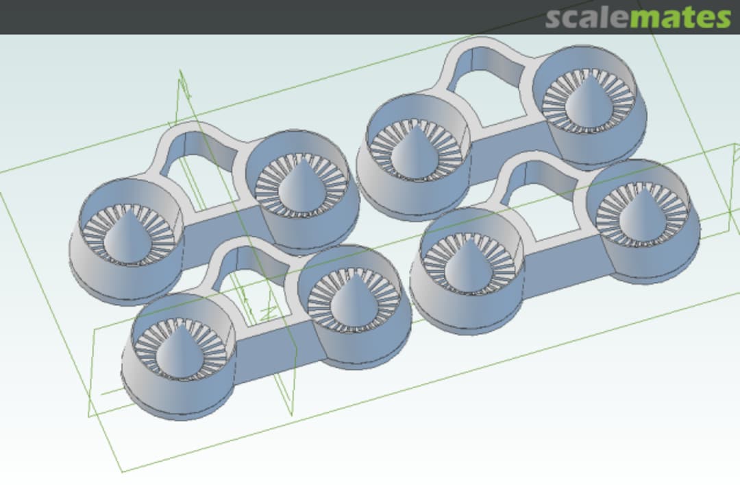 Boxart B-52D Improved Engine Exhausts (Set of 4) p31 Click2detail Boxart B-52D Improved Engine Exhausts (Set of 4) p31 Click2detail