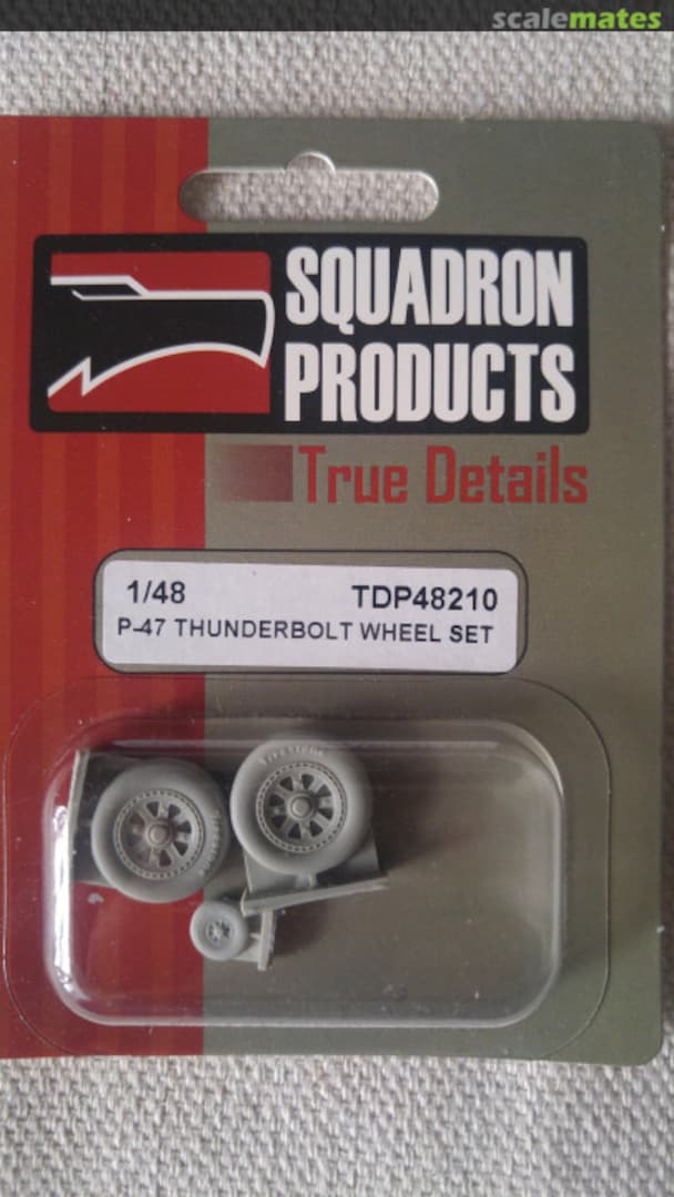Boxart P-47 Thunderbolt Wheel set TDP48210 True Details Boxart P-47 Thunderbolt Wheel set TDP48210 True Details