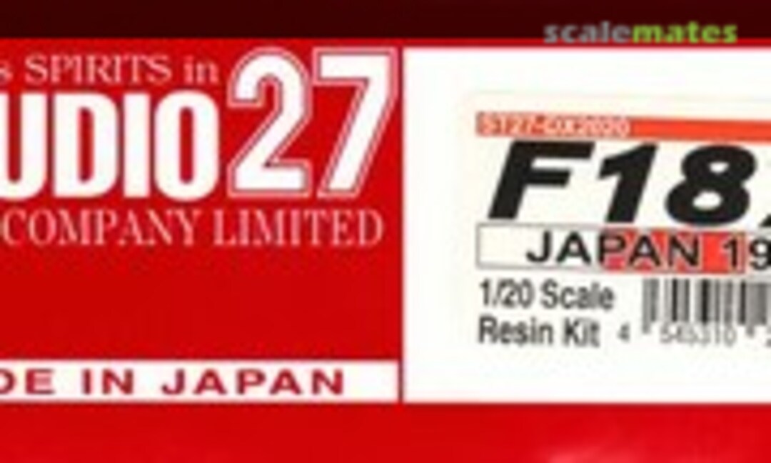 1:20 Ferrari F1/87 (Studio27 ST27-DX2020) ST27-DX2020