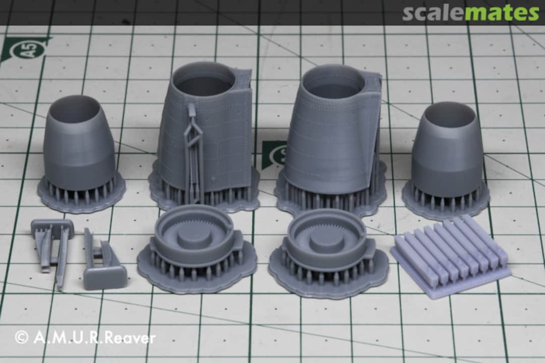 Boxart Su-25 Frogfoot - Engine Nozzles & Cowls w/ ASO Blocks 3D4844 A.M.U.R. Reaver Boxart Su-25 Frogfoot - Engine Nozzles & Cowls w/ ASO Blocks 3D4844 A.M.U.R. Reaver