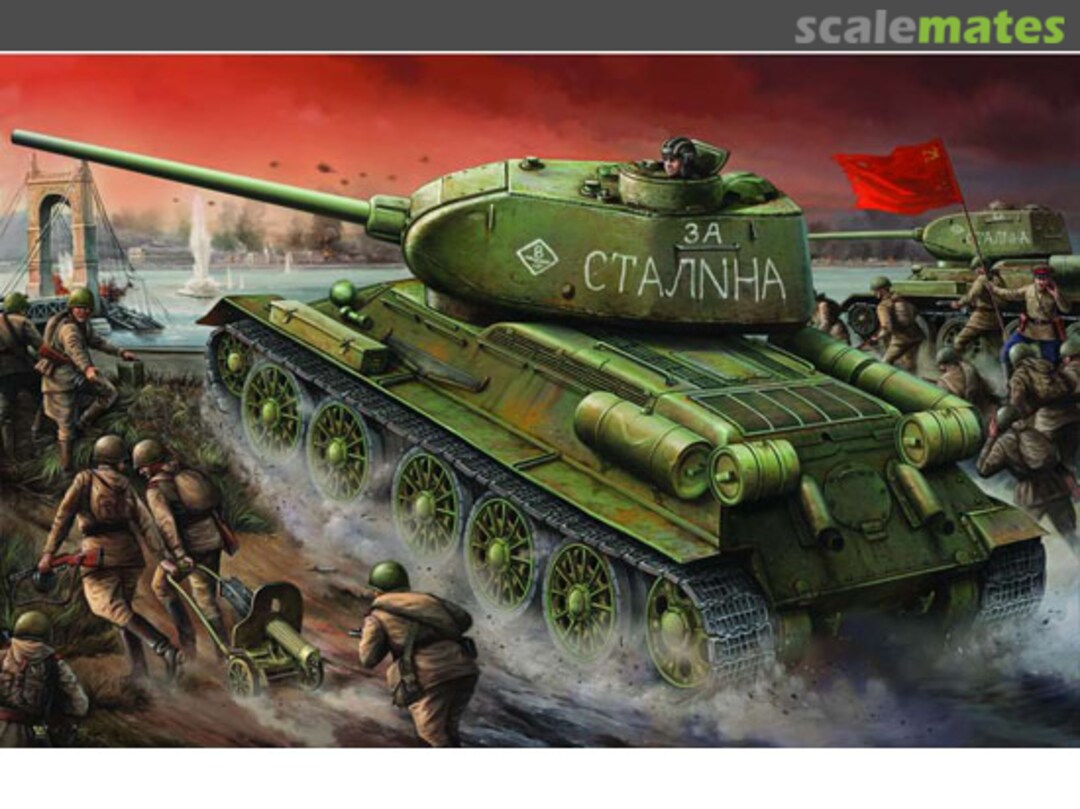 Boxart T-34/85 Model 1944 "Factory No.174" 00904 Trumpeter Boxart T-34/85 Model 1944 "Factory No.174" 00904 Trumpeter