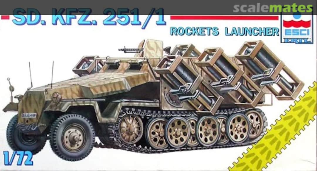 Boxart Sd. Kfz. 251/1 Rockets Launcher 8344 ESCI/ERTL Boxart Sd. Kfz. 251/1 Rockets Launcher 8344 ESCI/ERTL