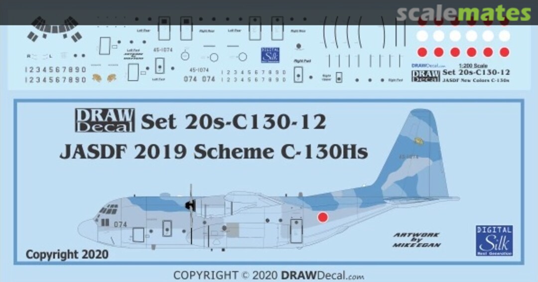 Boxart JASDF 2019 Scheme C-130Hs 20-C130-12 Draw Decal Boxart JASDF 2019 Scheme C-130Hs 20-C130-12 Draw Decal