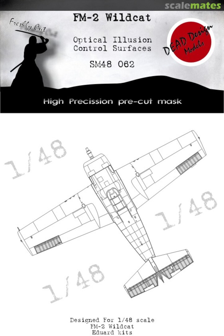 Boxart FM-2 Wildcat Optical Illusion Control Surfaces SM48062 DEAD Design Models
