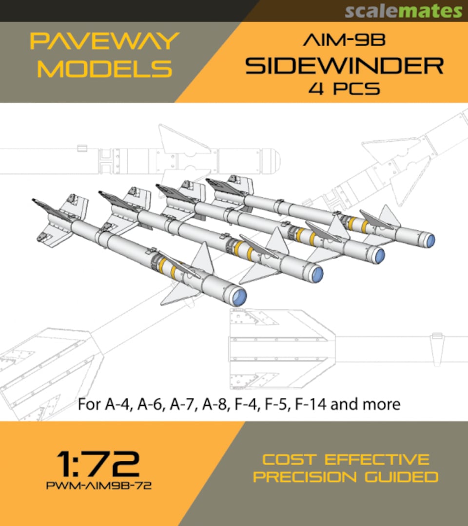 Boxart AIM-9B PWM-AIM9B-72 Paveway Models Boxart AIM-9B PWM-AIM9B-72 Paveway Models