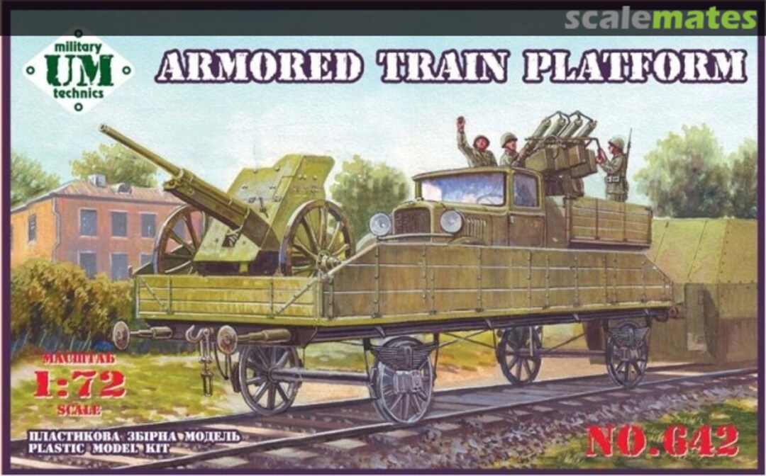 Boxart Armored Train Platform 642 UM Military Technics Boxart Armored Train Platform 642 UM Military Technics