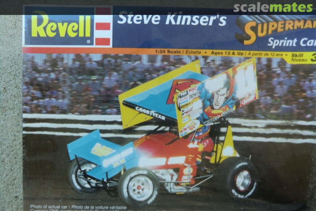 Boxart Steve Kinser's Superman Sprint Car 85-4160 Revell Boxart Steve Kinser's Superman Sprint Car 85-4160 Revell