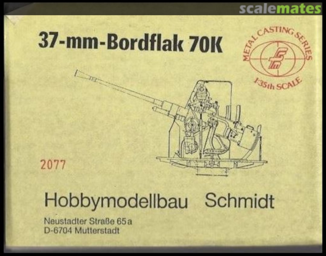 Boxart 37 mm Bordflak "70K" 2077 Hobbymodellbau Schmidt Boxart 37 mm Bordflak "70K" 2077 Hobbymodellbau Schmidt