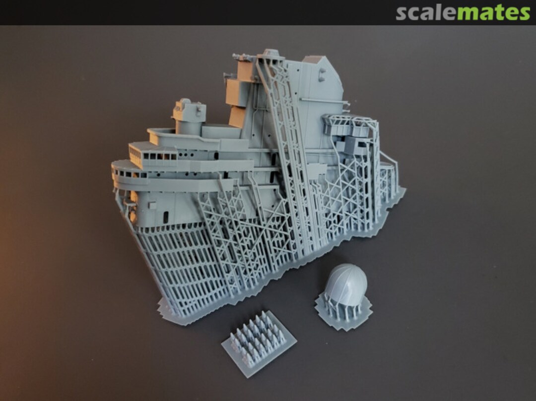 Boxart USS Hornet CVS-12 Island, 1967-1969 350-CV12 1967 Model Monkey