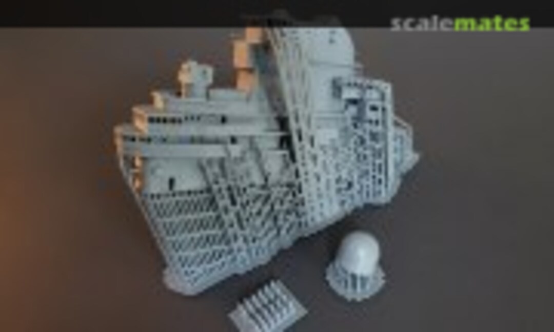 1:350 USS Hornet CVS-12 Island, 1967-1969 (Model Monkey 350-CV12 1967) 350-CV12 1967