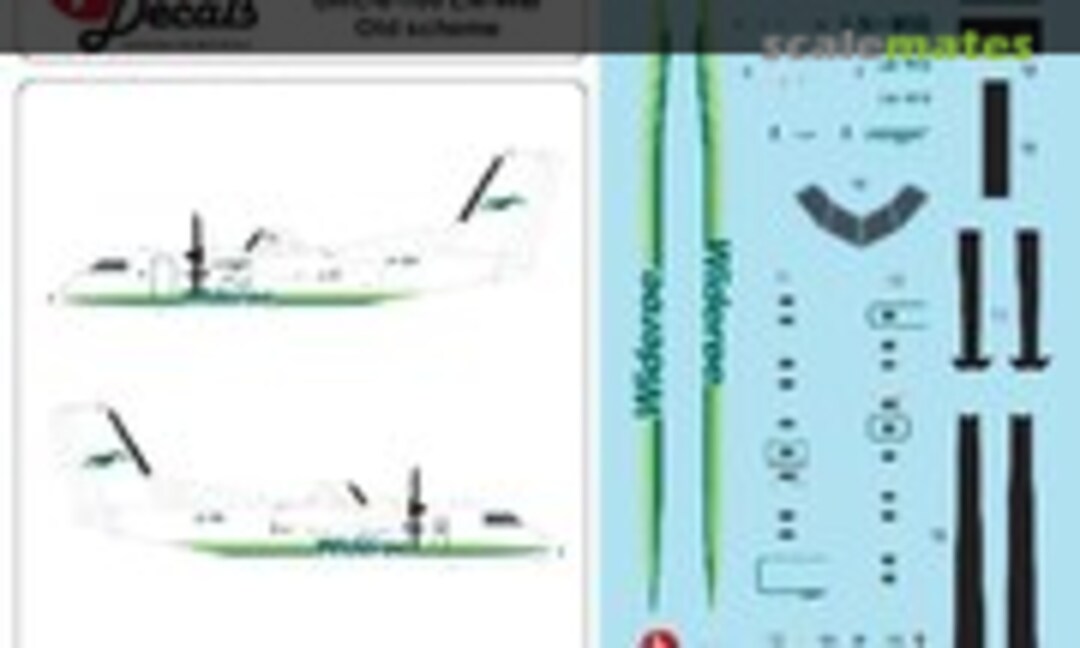 1:144 Wideröe de-Havilland-Canada DHC-8-100 LN-WIB old cs (Lima November Decals LN144-600) LN144-600