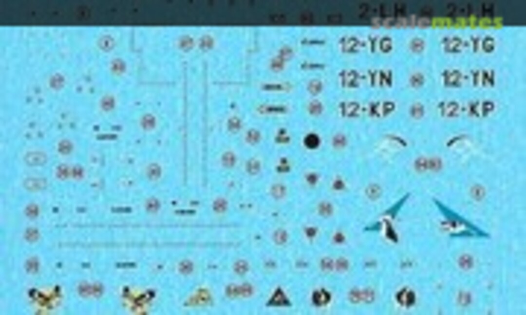 1:144 Dassault Mirage 2000C, RDM, RDI &amp; -5F (Berna Decals BD 144-24)