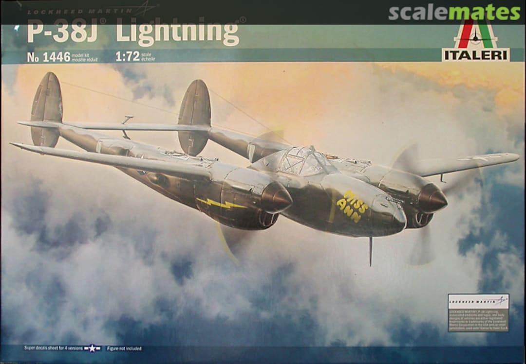 Boxart P-38J Lightning 1446 Italeri Boxart P-38J Lightning 1446 Italeri