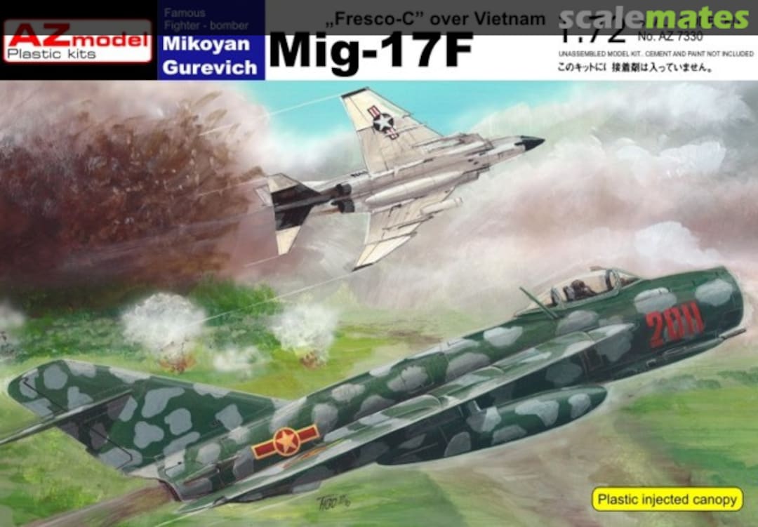 Boxart MiG 17F "Over Vietnam" AZ7330 AZmodel Boxart MiG 17F "Over Vietnam" AZ7330 AZmodel