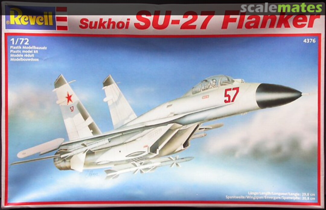 Boxart Sukhoi Su-27 Flanker 4376 Revell