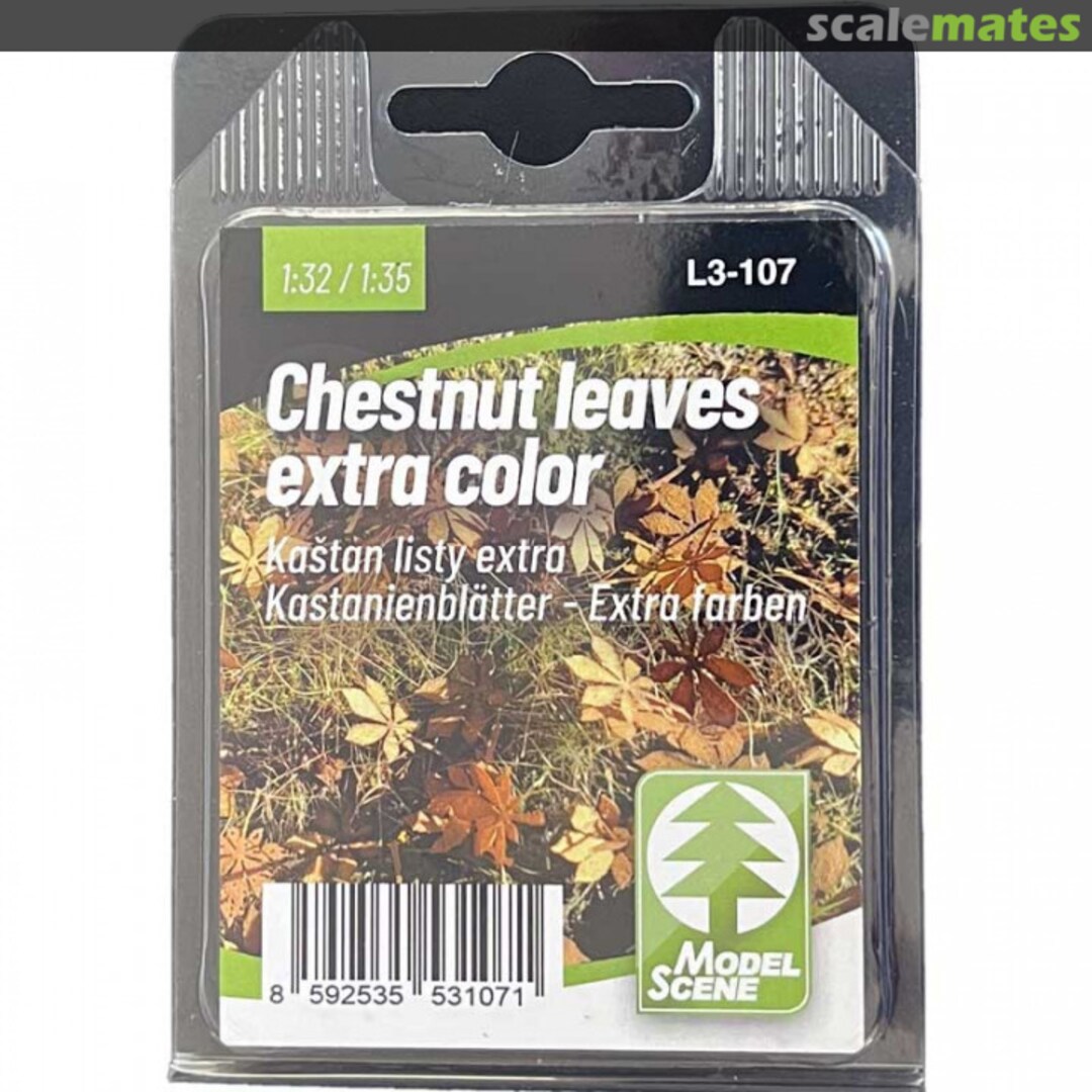 Boxart Chestnut leaves extra color L3-107 Model Scene Boxart Chestnut leaves extra color L3-107 Model Scene