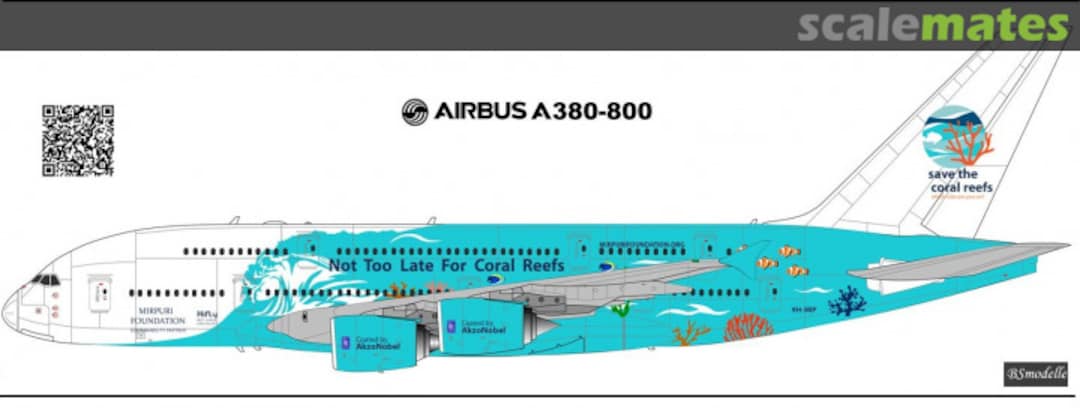 Boxart Airbus A-380 Save Coral Reefs BSM144293_11 BSmodelle Boxart Airbus A-380 Save Coral Reefs BSM144293_11 BSmodelle