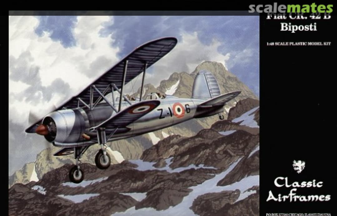 Boxart Fiat CR.42B Biposti 499 Classic Airframes Boxart Fiat CR.42B Biposti 499 Classic Airframes