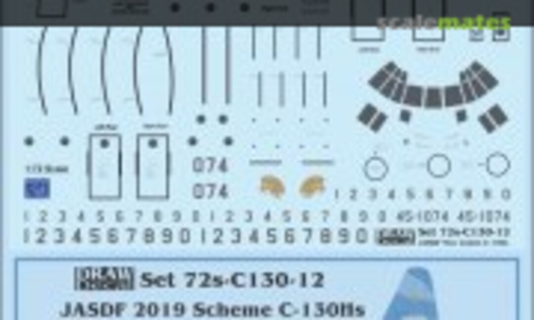 1:72 JASDF 2019 Scheme C-130Hs (Draw Decal 72-C130-12) 72-C130-12