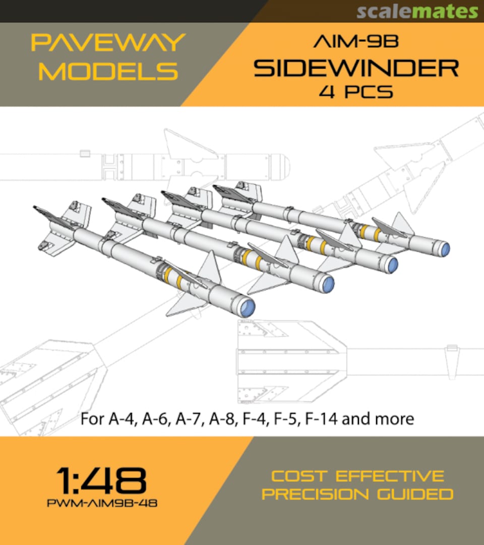 Boxart AIM-9B PWM-AIM9B-48 Paveway Models Boxart AIM-9B PWM-AIM9B-48 Paveway Models