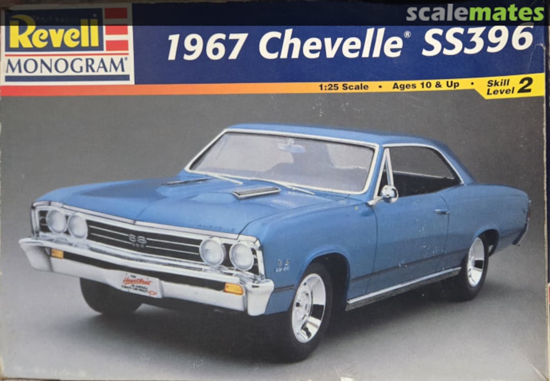 Boxart 1967 Chevelle SS396 85-7146 Revell Monogram Boxart 1967 Chevelle SS396 85-7146 Revell Monogram