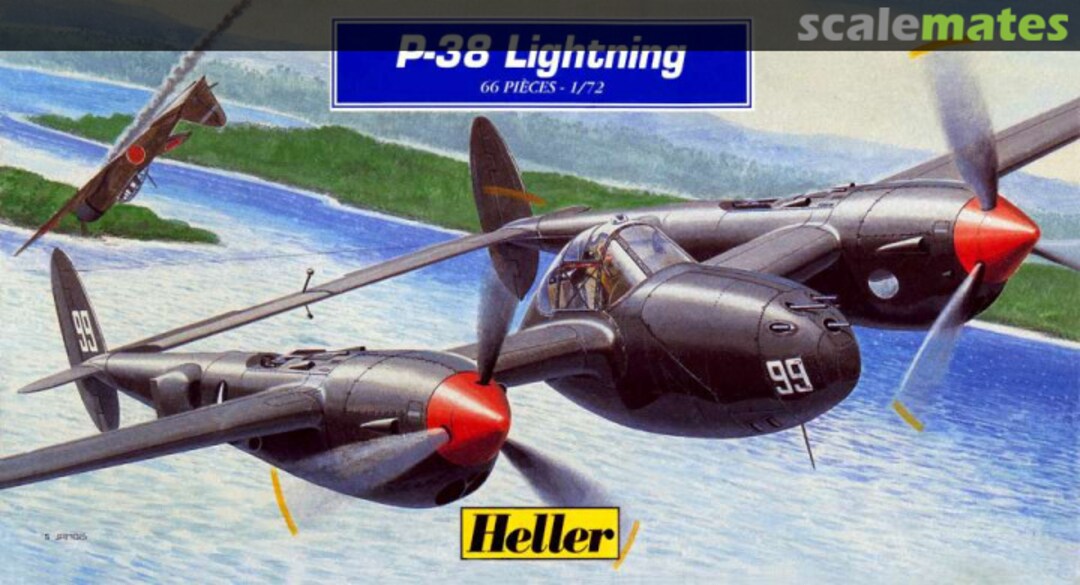 Boxart P-38 Lightning 80273 Heller
