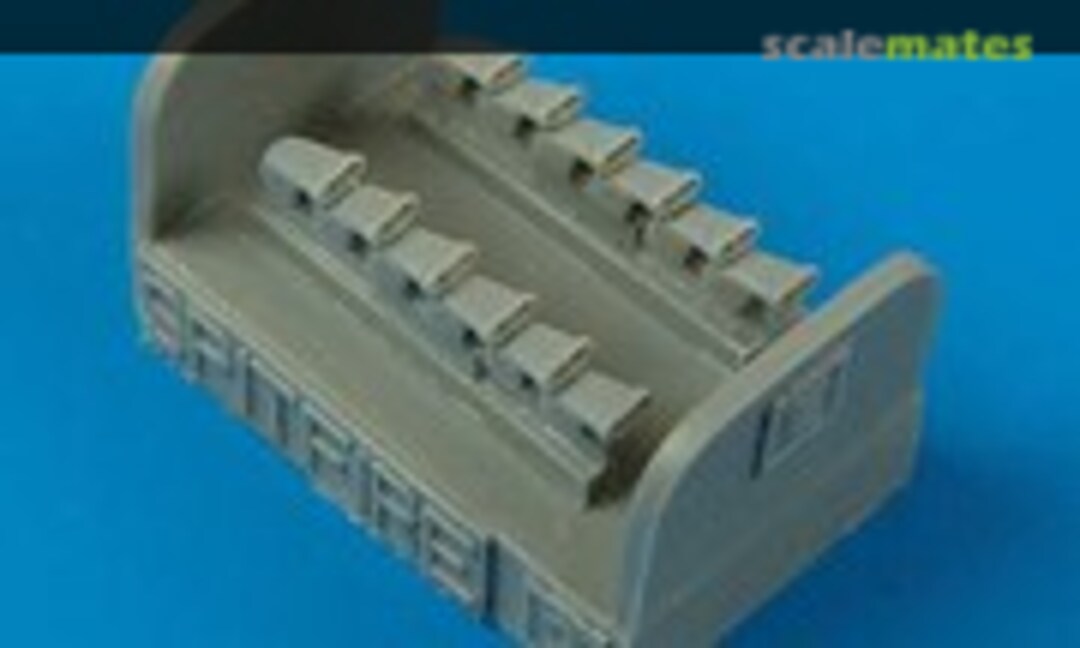 1:72 Spitfire Mk.XIV - Fishtail Exhaust (Quickboost QB 72 184)