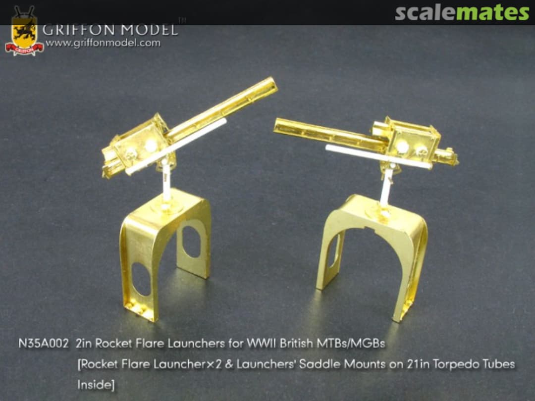 Boxart Vosper 2in Rocket Flare Launchers N35A002 Griffon Model Boxart Vosper 2in Rocket Flare Launchers N35A002 Griffon Model