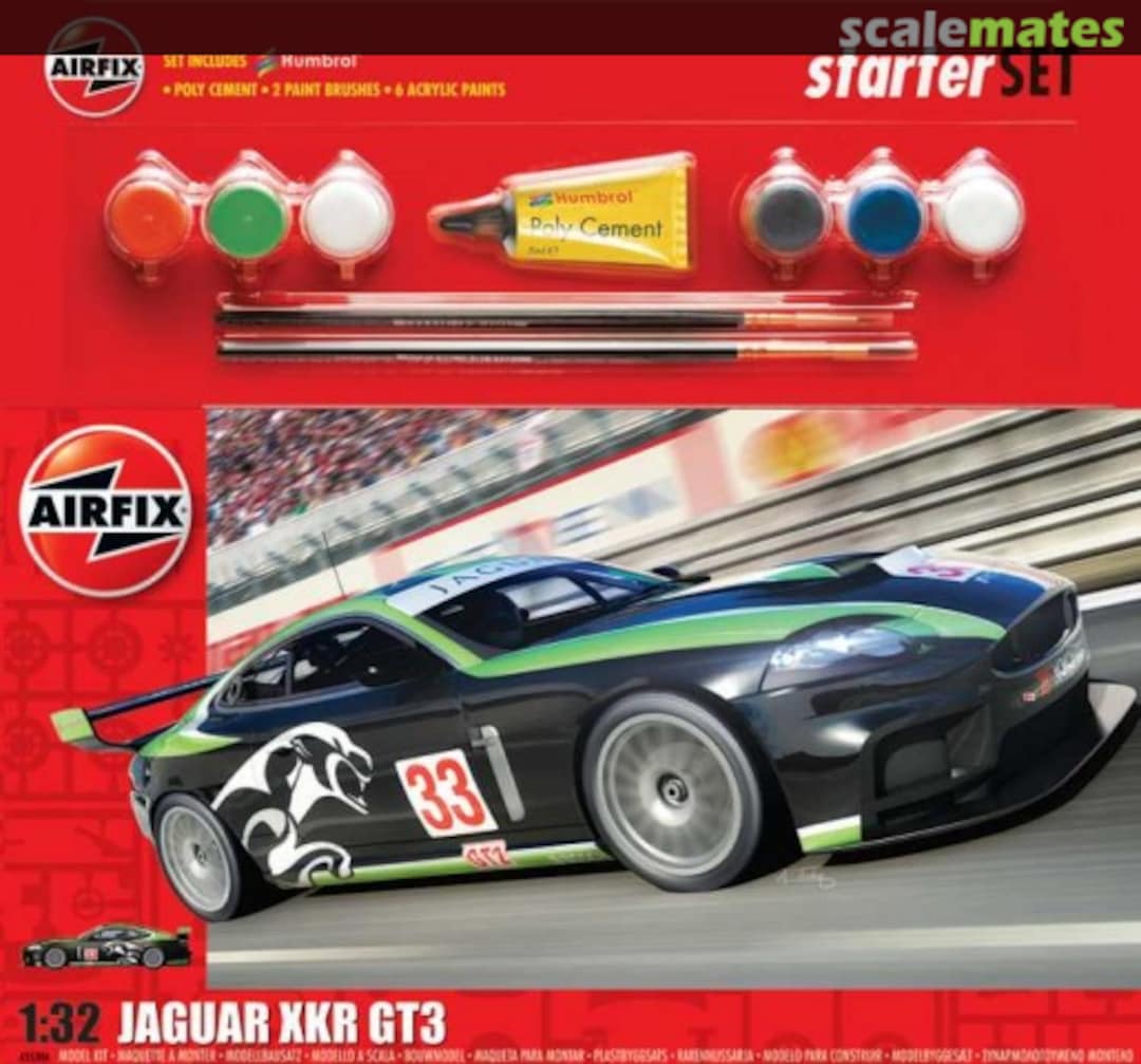 Boxart Jaguar XKR GT3 A55306 Airfix Boxart Jaguar XKR GT3 A55306 Airfix