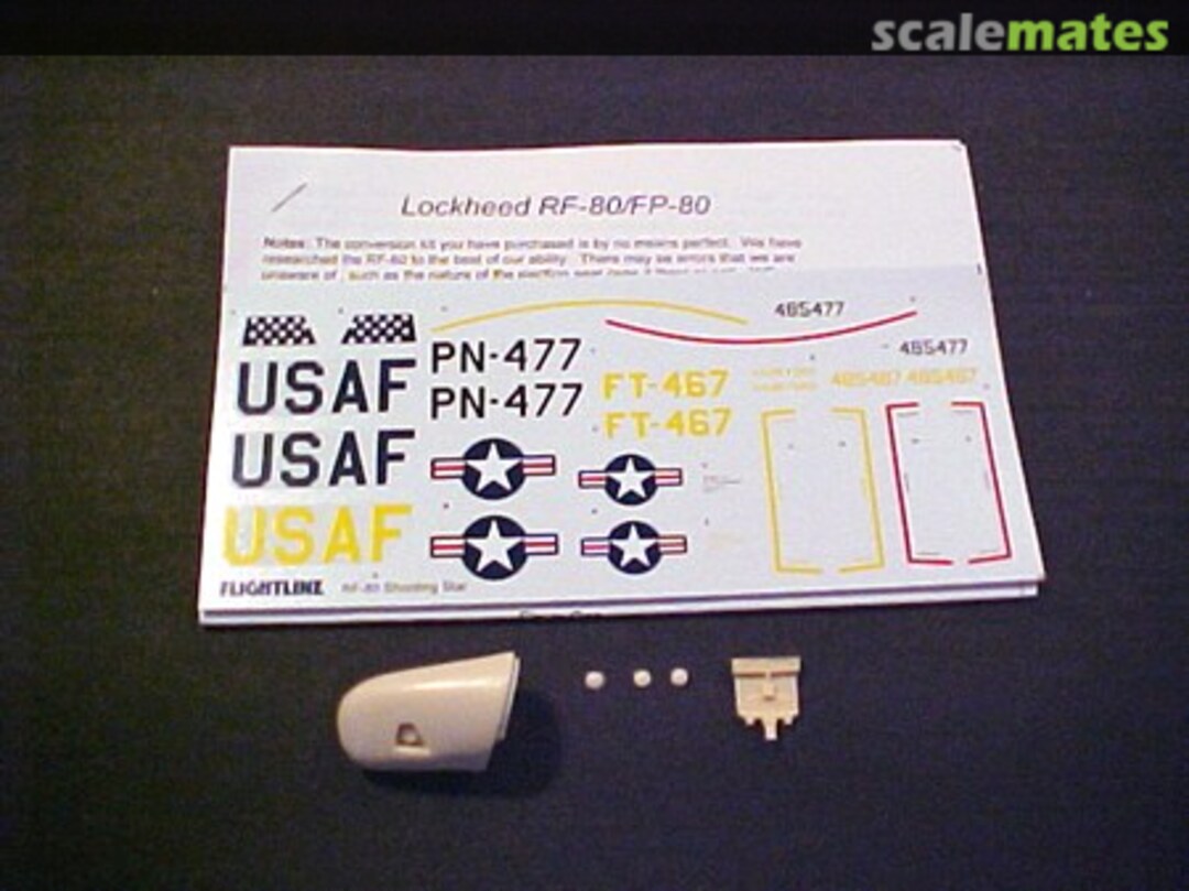 Boxart Lockheed RF-80/PF-80 Conversion 48008 C&H Aero Miniatures Boxart Lockheed RF-80/PF-80 Conversion 48008 C&H Aero Miniatures