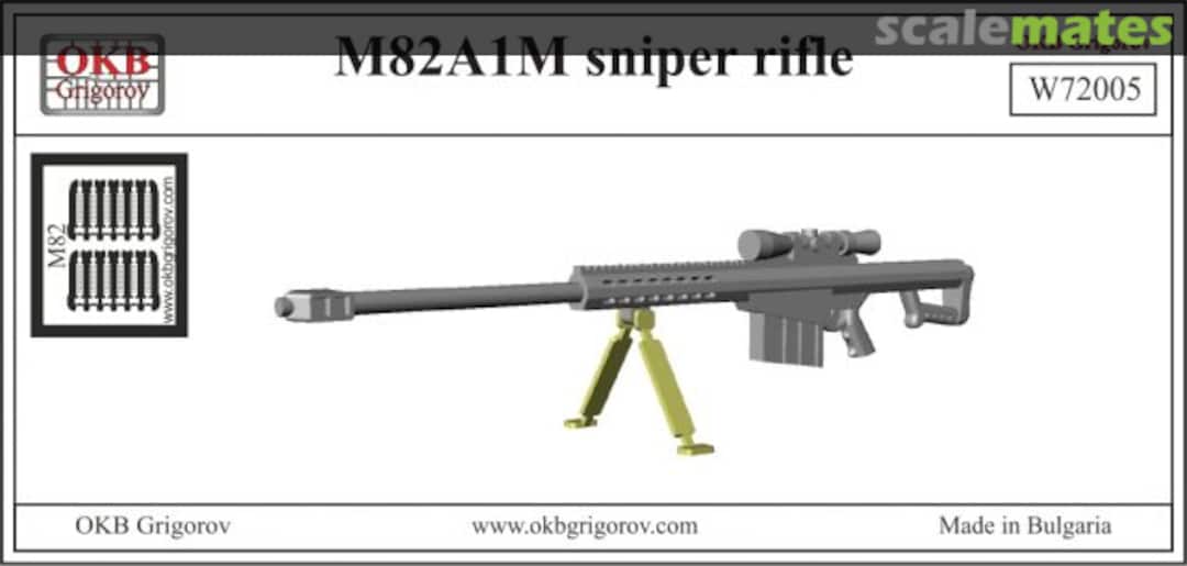 Boxart M82A1M Sniper Rifle W72005 OKB Grigorov Boxart M82A1M Sniper Rifle W72005 OKB Grigorov