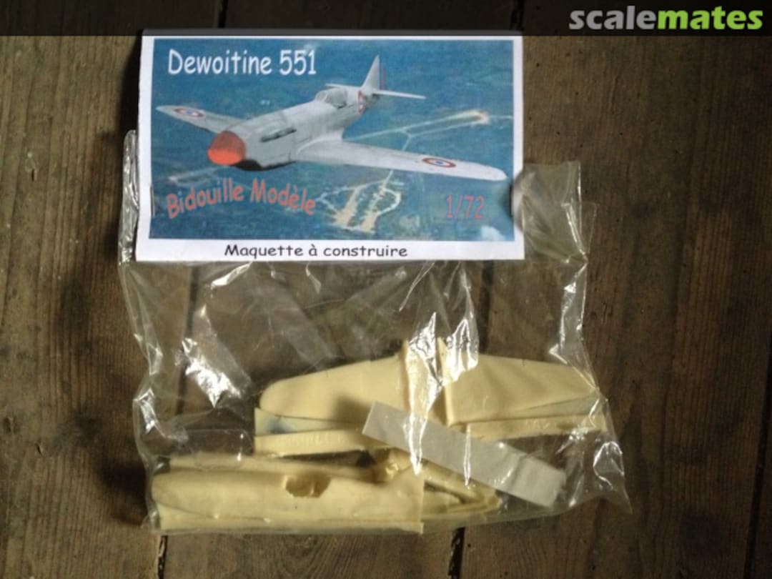 Boxart Dewoitine D.551 Bidouille modèle Gilles Mazon Boxart Dewoitine D.551 Bidouille modèle Gilles Mazon