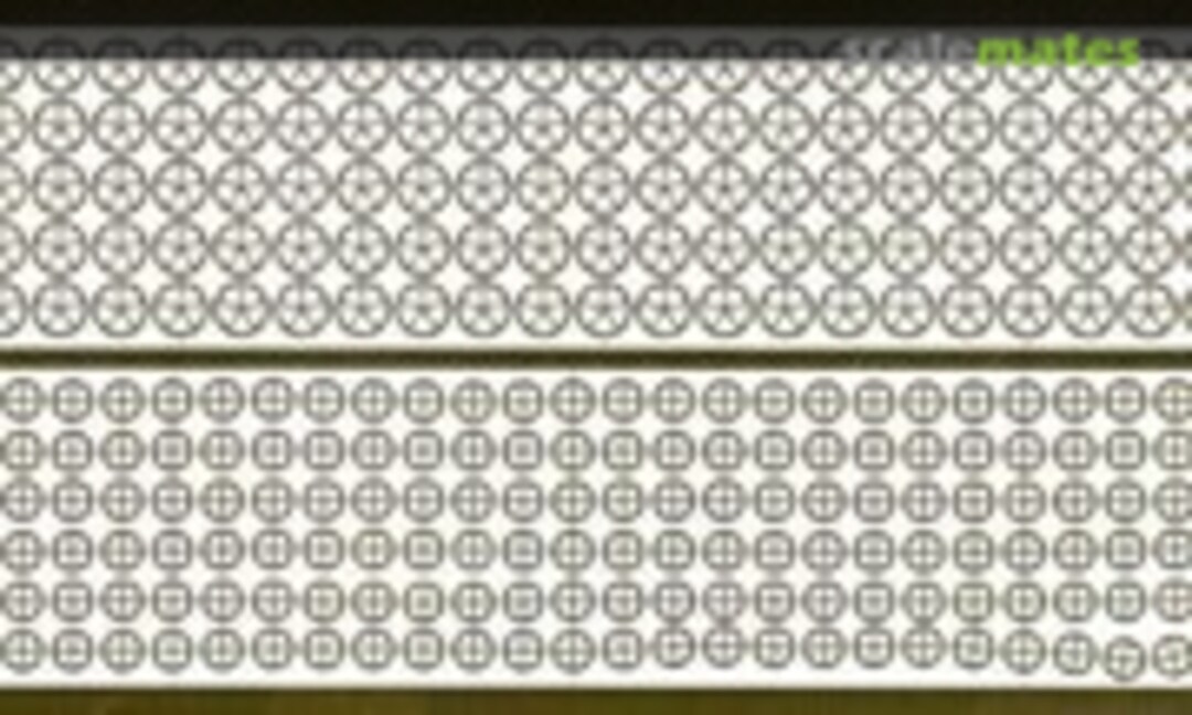 1:48 Modern Carrier Tie down (2 Styles, the Star and Cross) (Tom's Modelworks 213) 213