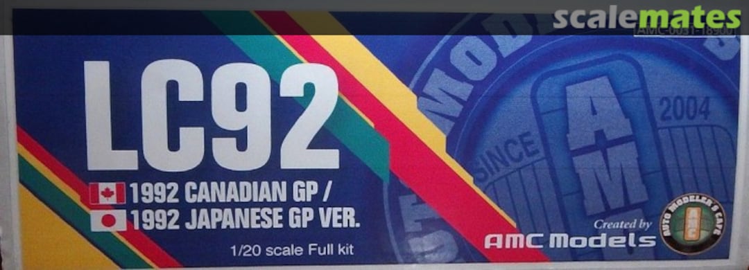 Boxart Larrousse LC92 AMC-0031 Auto Modeler's Cafe Boxart Larrousse LC92 AMC-0031 Auto Modeler's Cafe